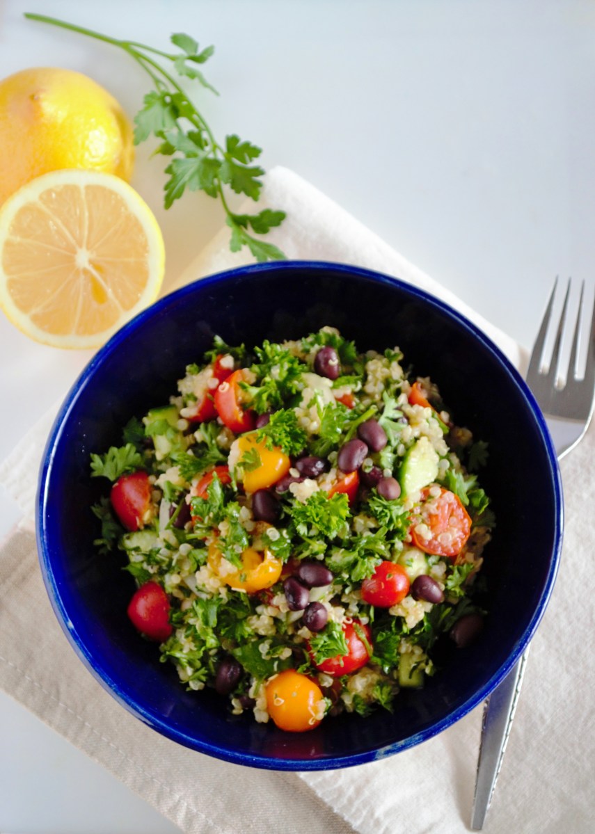 Quinoa-Tabouli Salad (Gluten free)