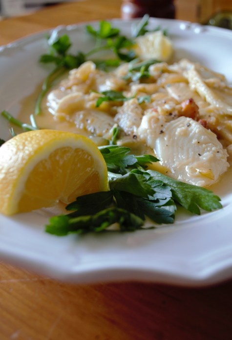 french-inspired fish dish