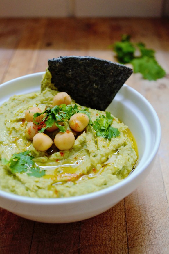 avocado hummus. vegan
