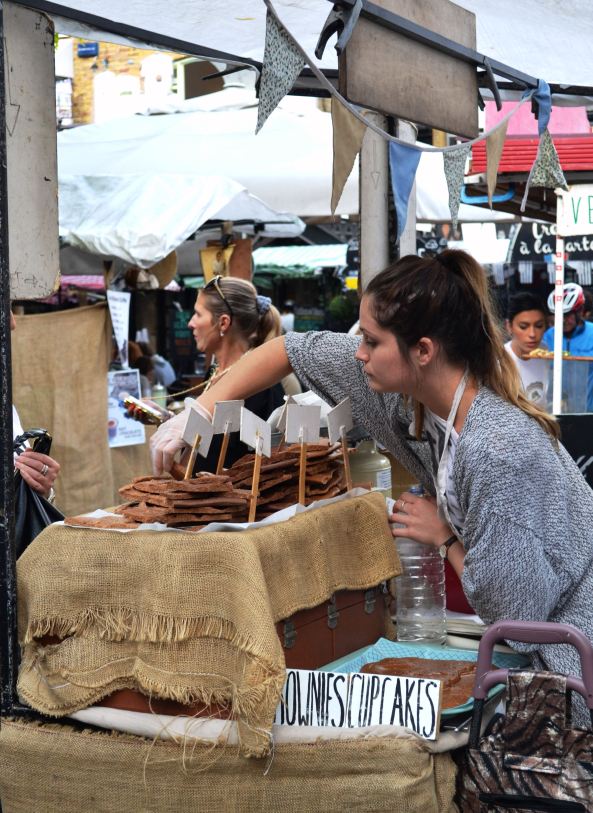 Some of the food vendors well worth visiting in Camden. Many choices are available for those with restrictive diets.