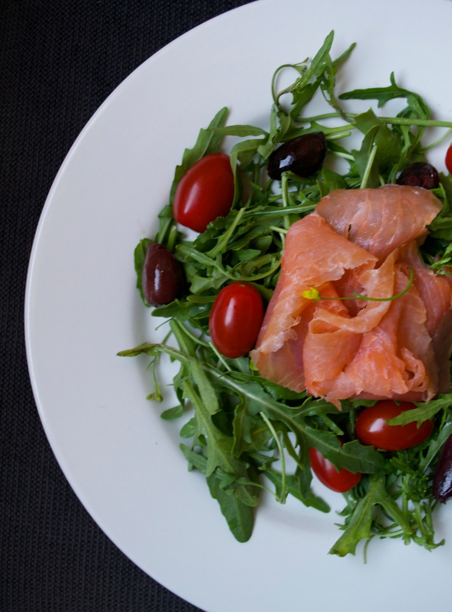 smoked salmon salad