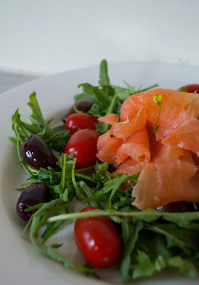 smoked salmon salad