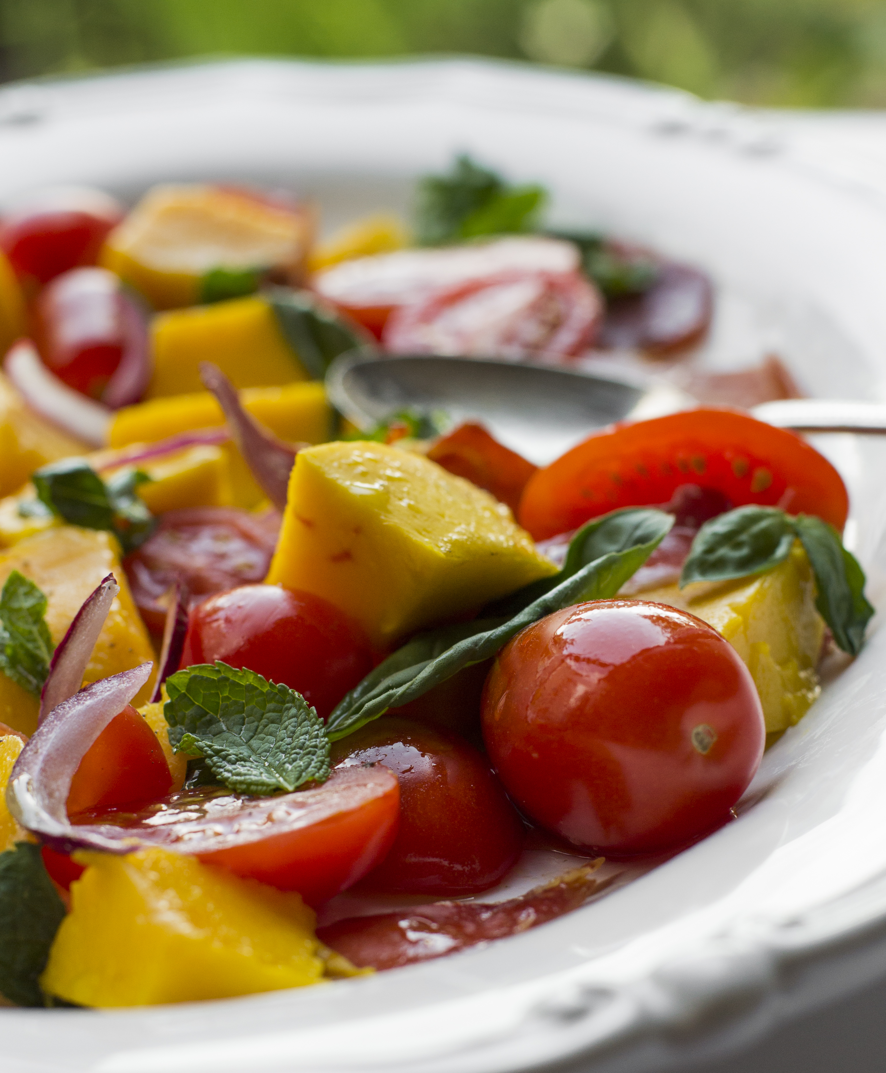 thai food, thai recipes, mango salad