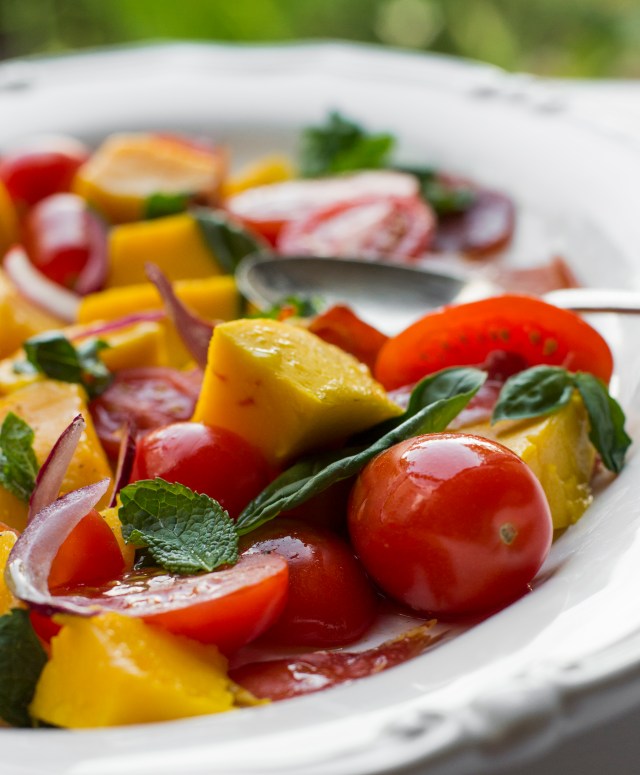thai food, thai recipes, mango salad