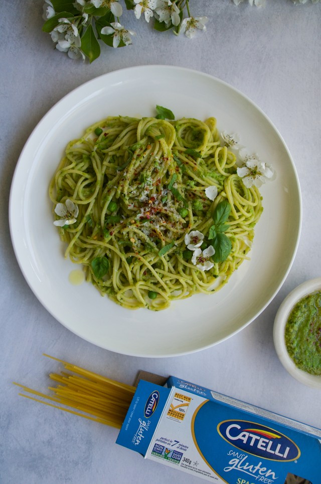 pesto with catelli glutenfree pasta